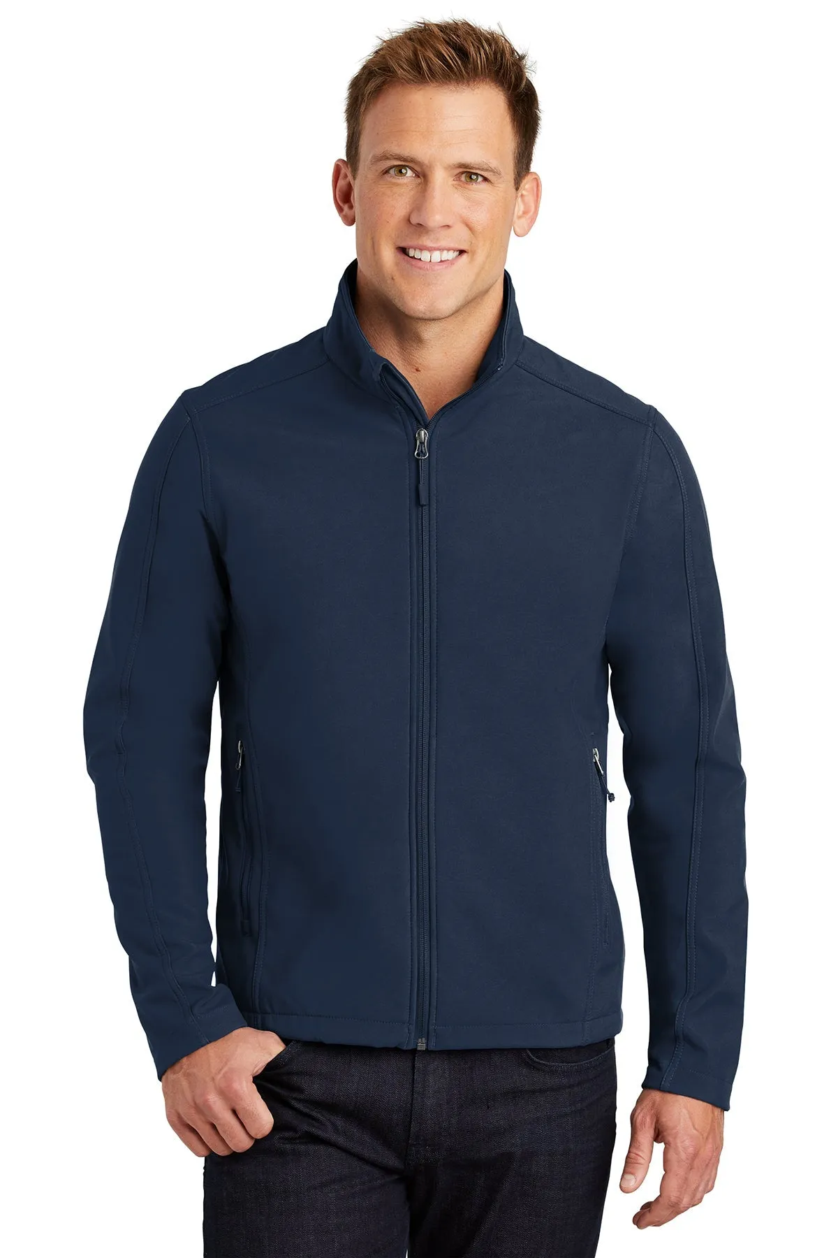 Port Authority Core Soft Shell Customized Jackets, Dress Blue Navy