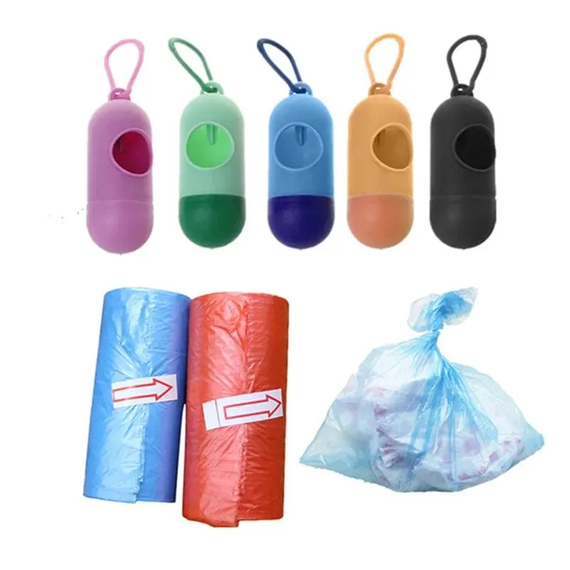 Portable Baby Waste Bag Dispenser With 2 Refill