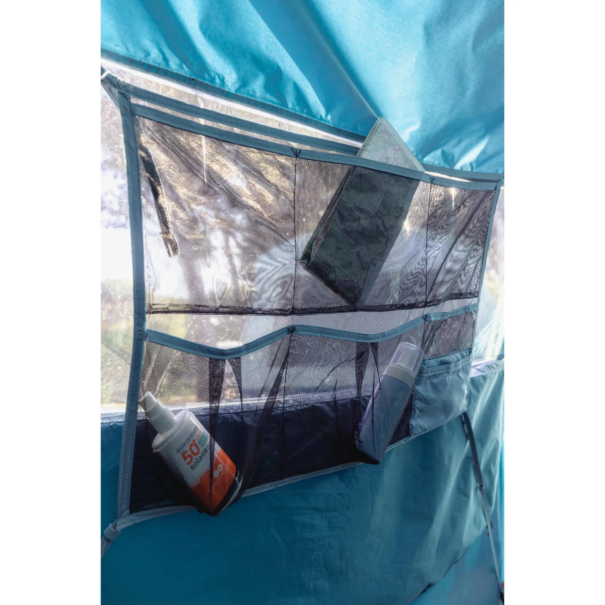 Quechua UNIVERSAL CAMPING TENT OR LIVING ROOM NETTING - 6 POUCHES WITH DIFFERENT FORMATS