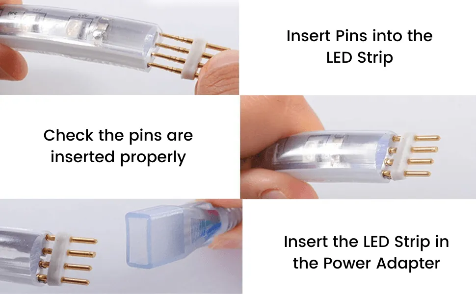 RGB LED Strip 220V 240V IP65 60LED/m Dimmable with Remote Kit