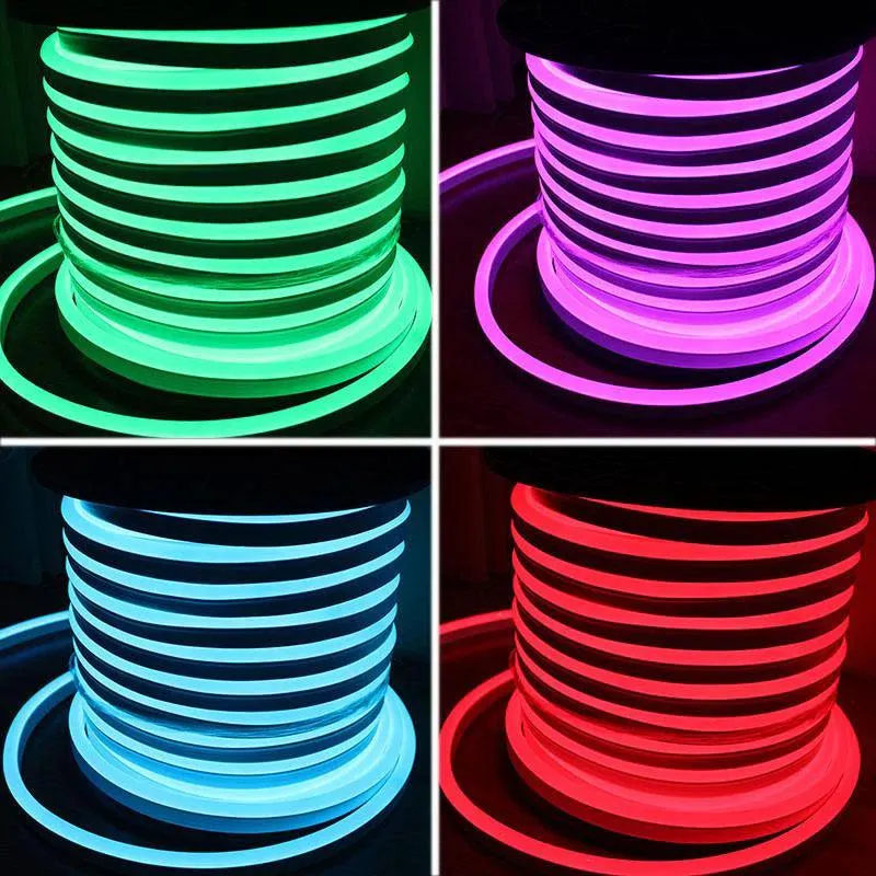 RGB Neon Flex 220V 240V 10x18mm IP65 Wireless WIFI App Control work with Google and Alexa