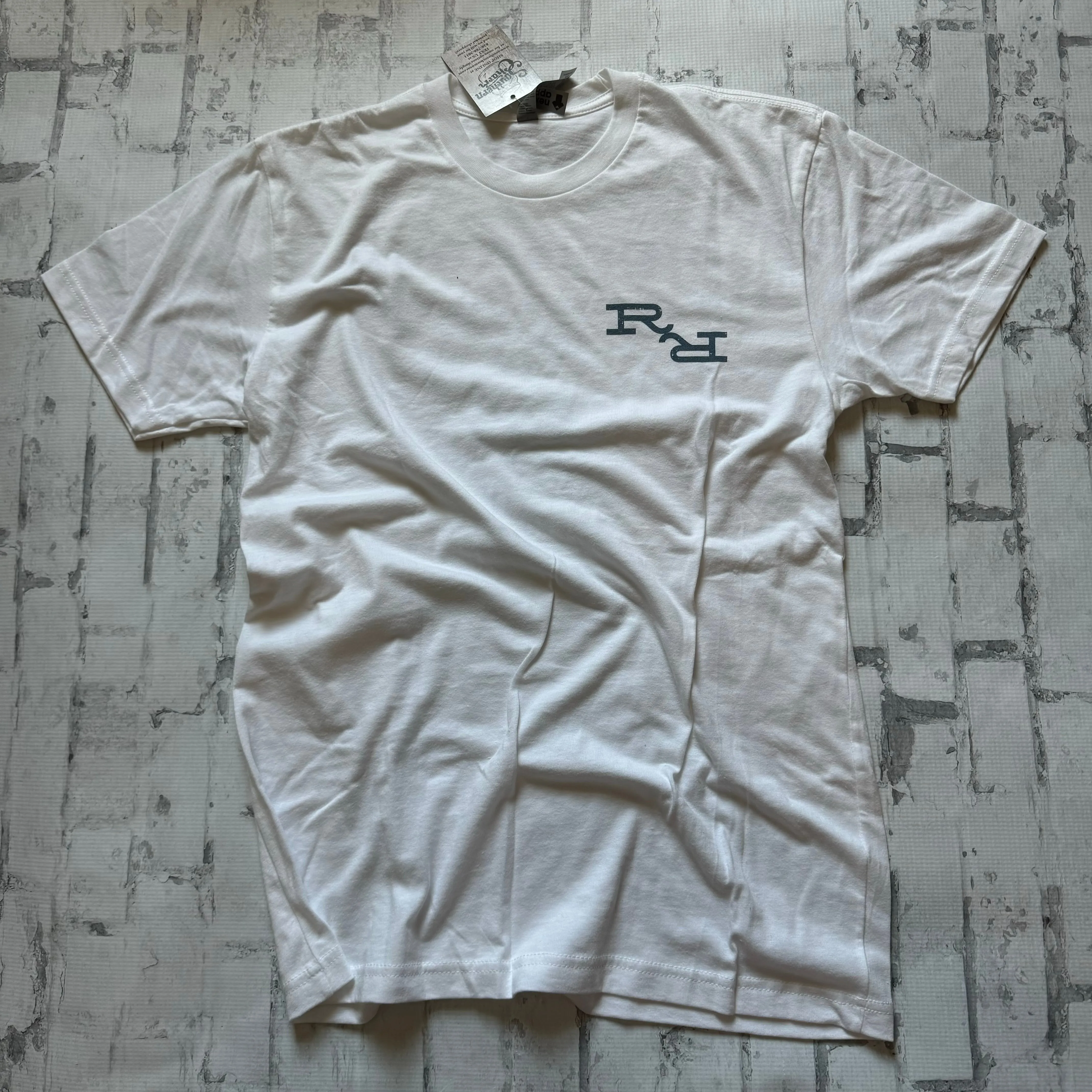 Ripple and Run "Western Crafted" Short Sleeve T-shirt - White