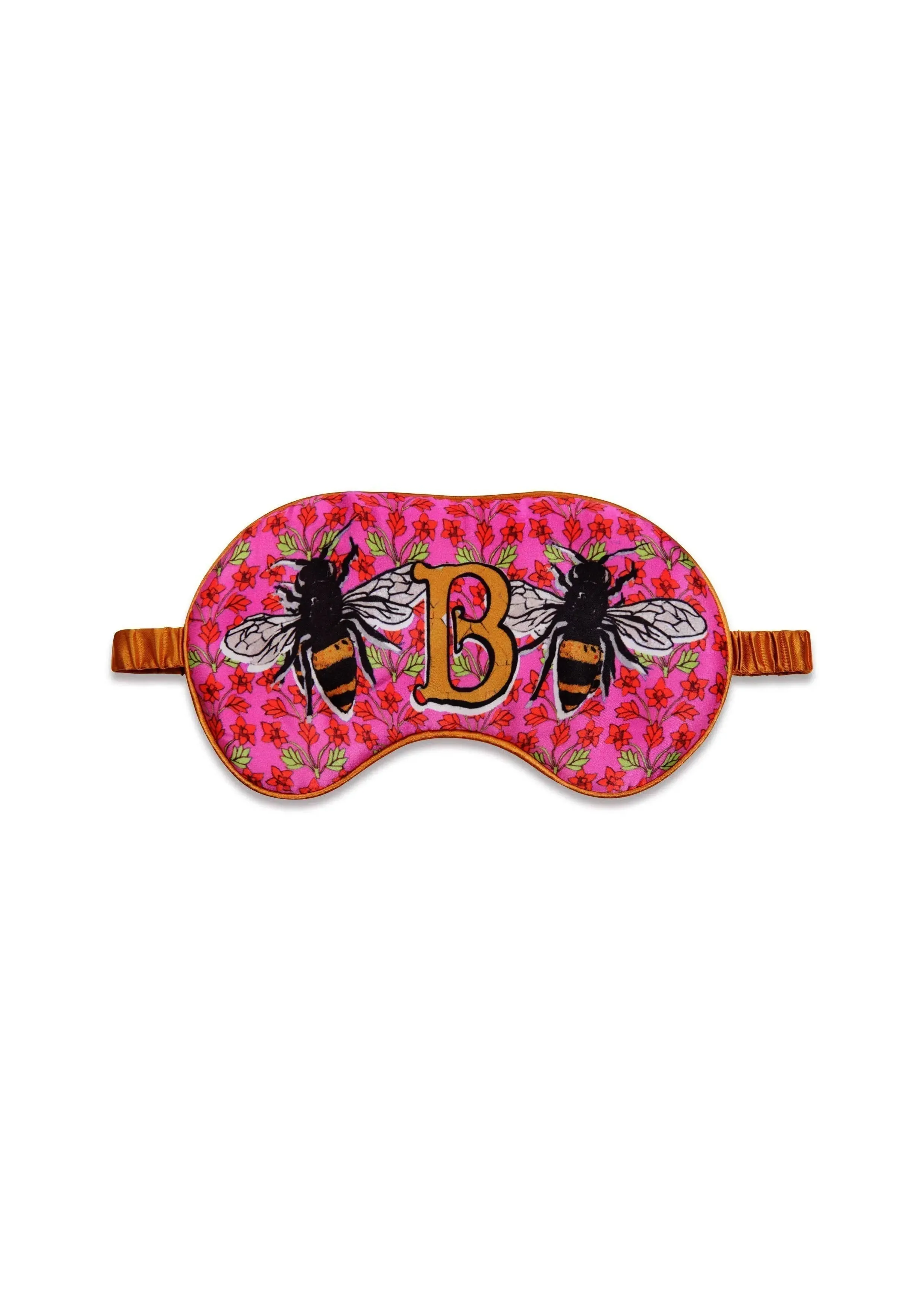 Silk Eye Mask / "B for Bees"