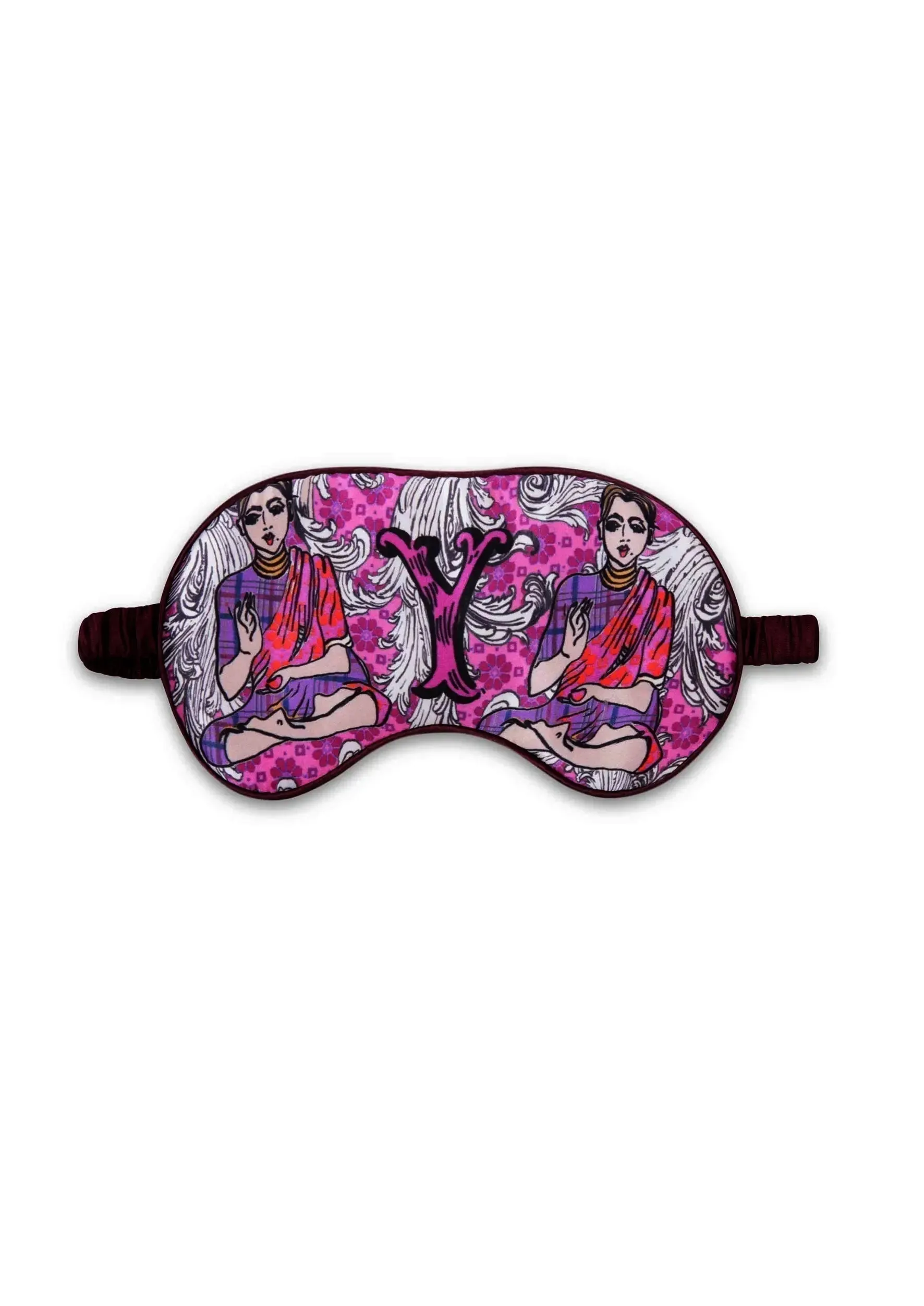 Silk Eye Mask / "Y for Yoga"