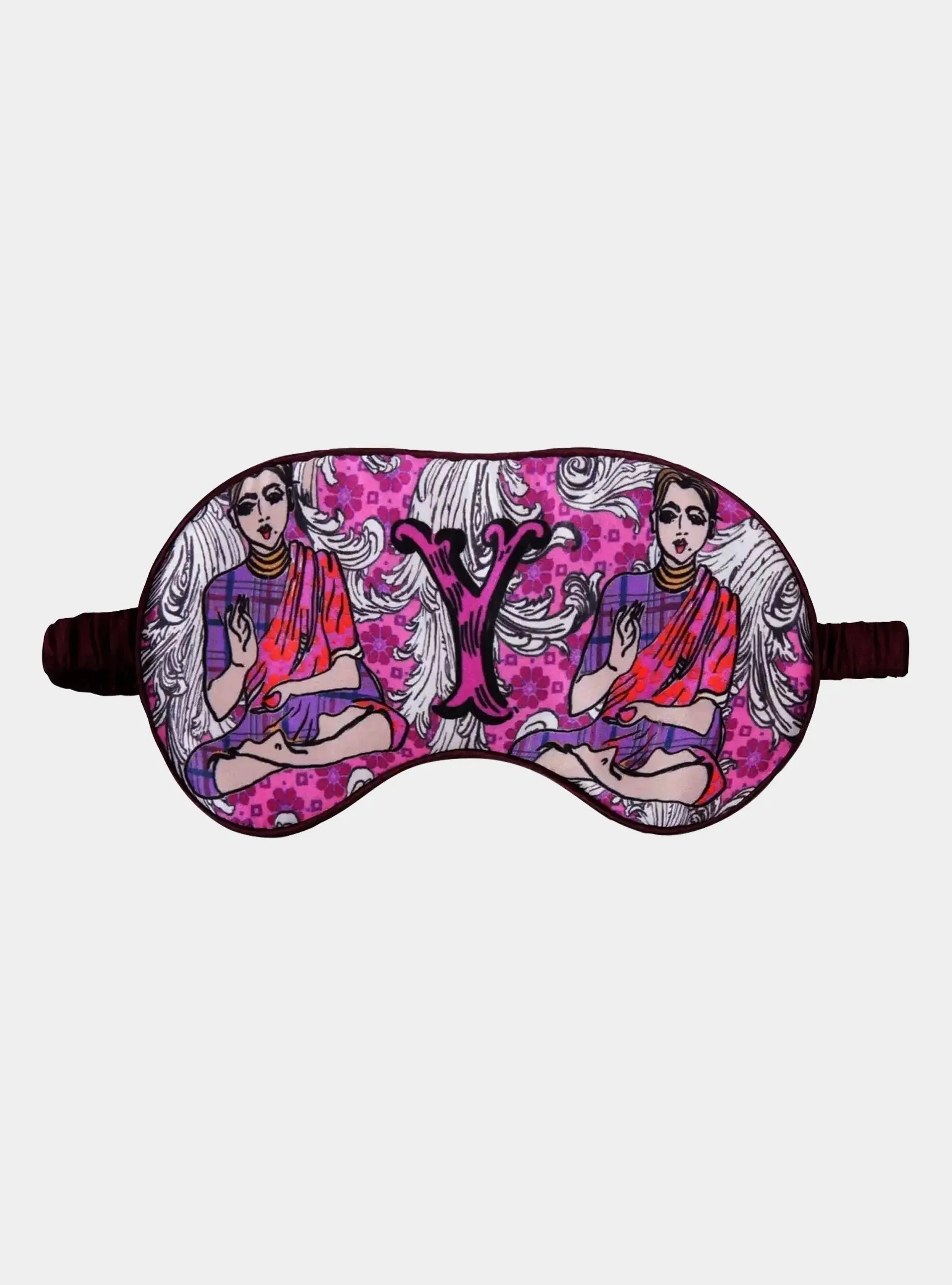 Silk Eye Mask / "Y for Yoga"