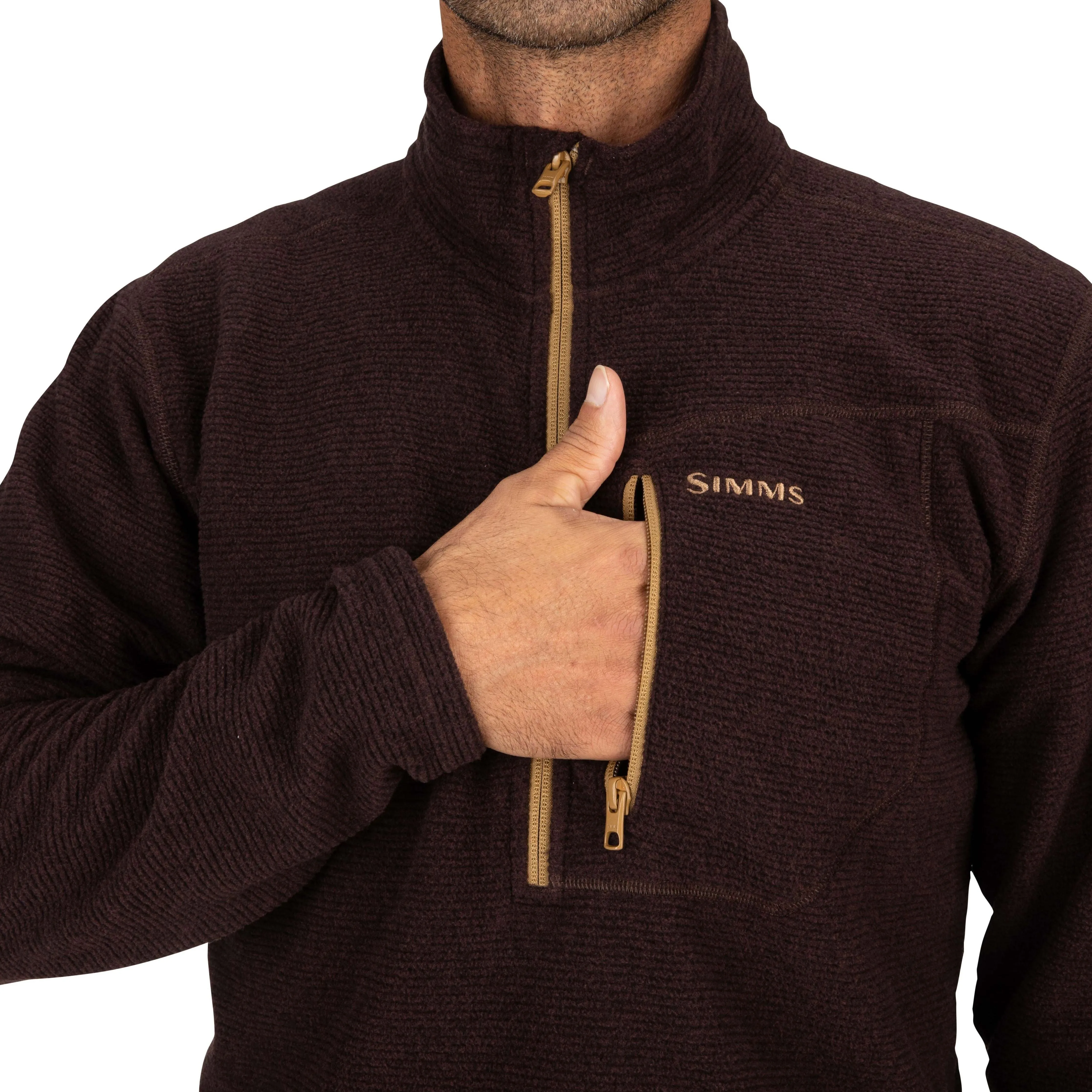 Simms Rivershed Quarter Zip