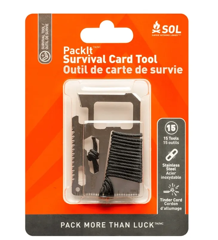 SOL PackIt Survival Card Tool