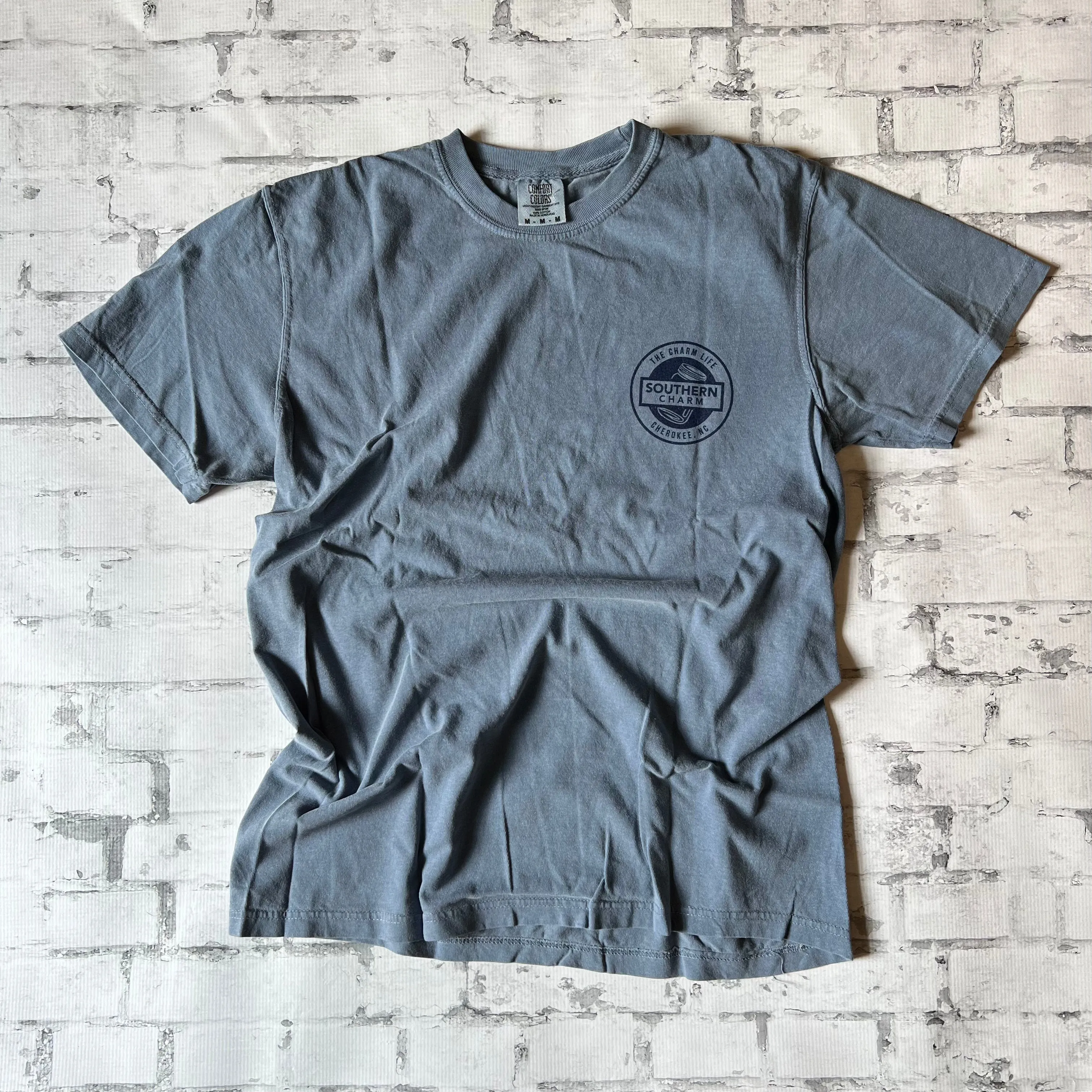 Southern Charm "70'S" Short Sleeve T-shirt - Denim