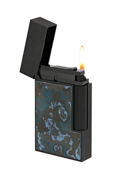 S.T. Dupont Ligne 2 Carbon Glacial Cave Lighter