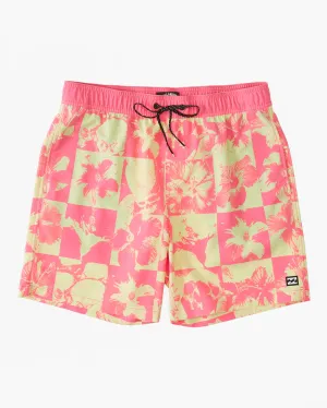 Sundays Layback 17" Boardshorts - Neon