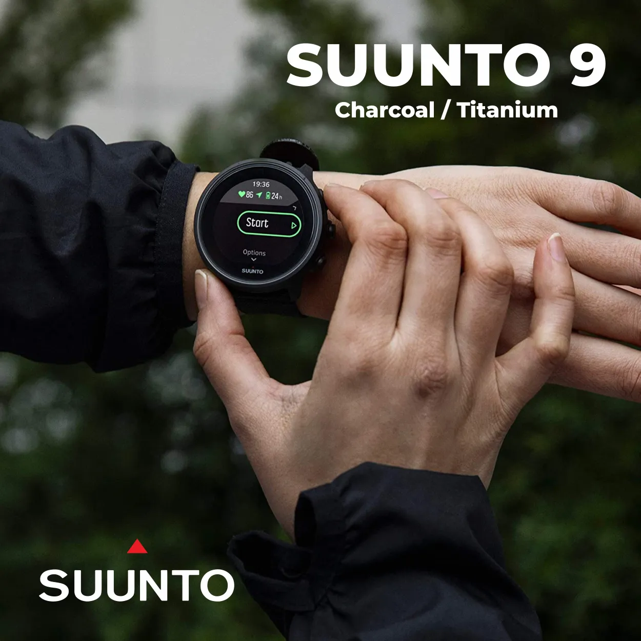 SUUNTO 9 Baro, GPS Sports Watch Smartwatch, Titanium