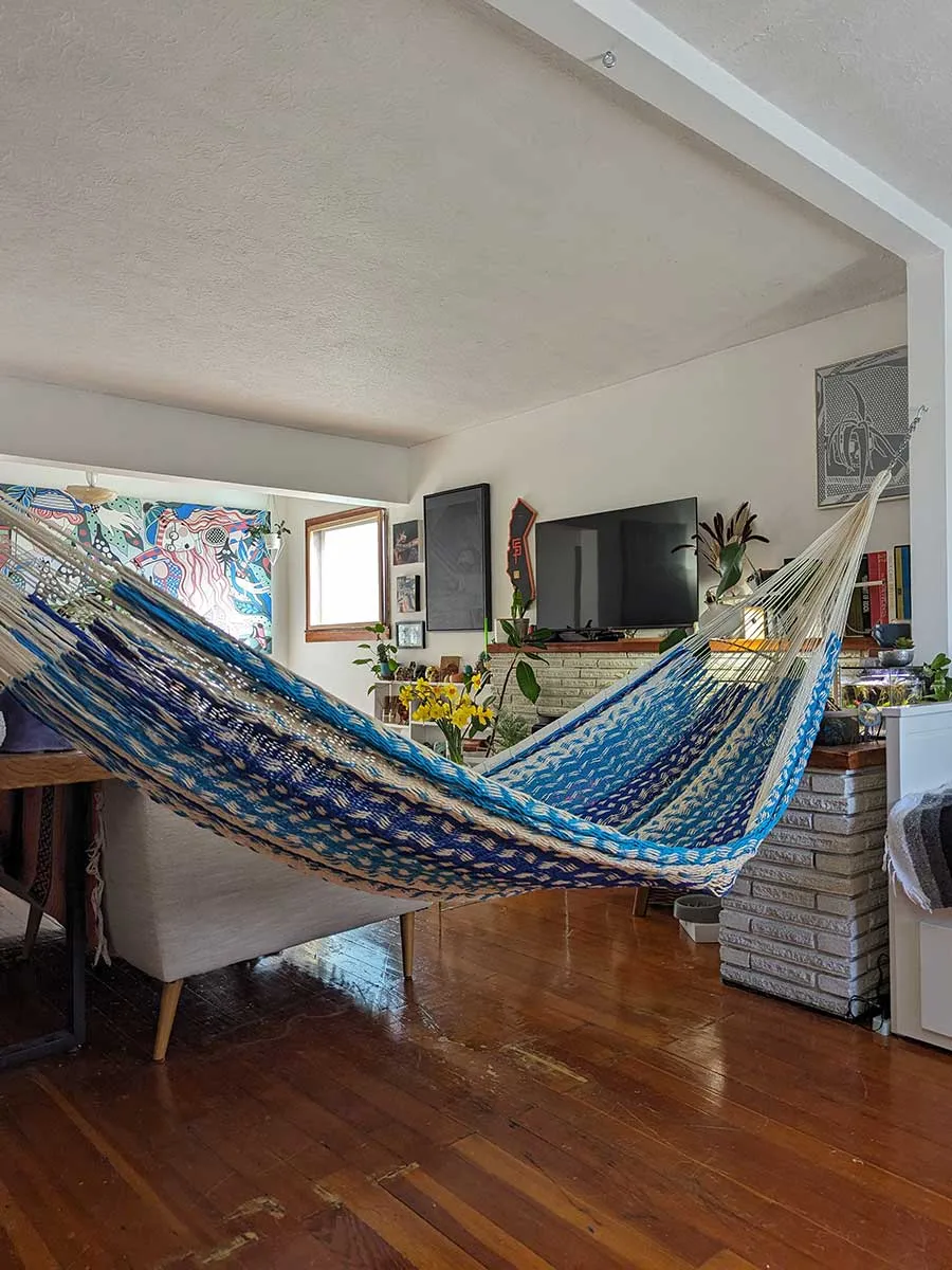 Thick Lounger Hammock - Ocean