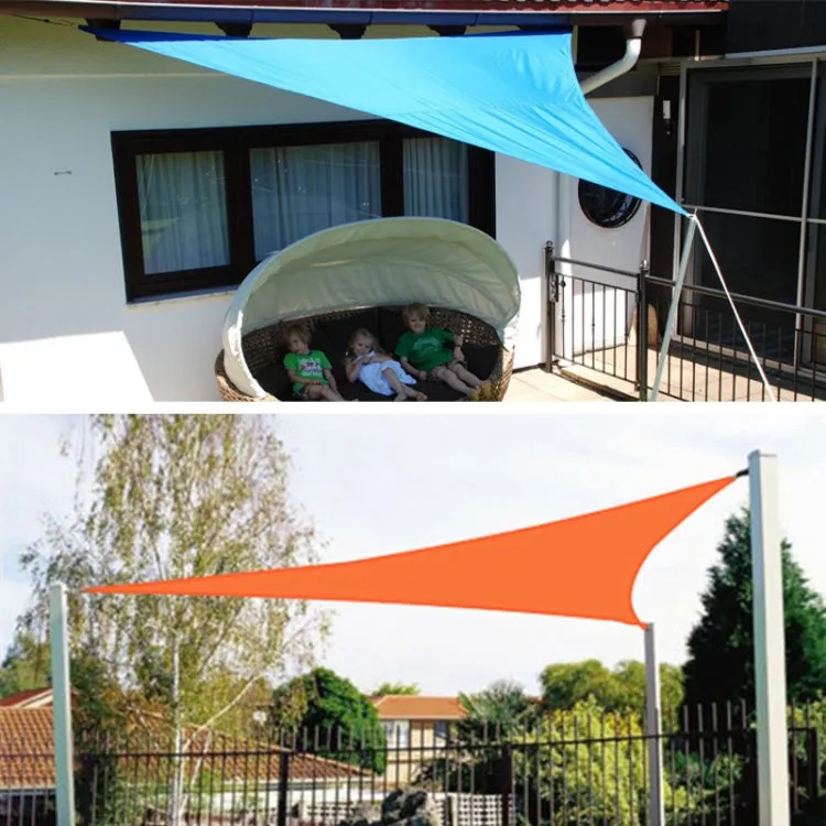 Triangle Outdoor Garden Sunshade Sail Waterproof Anti-UV Canopy, Size: 2m x 2m x 2m(Orange)