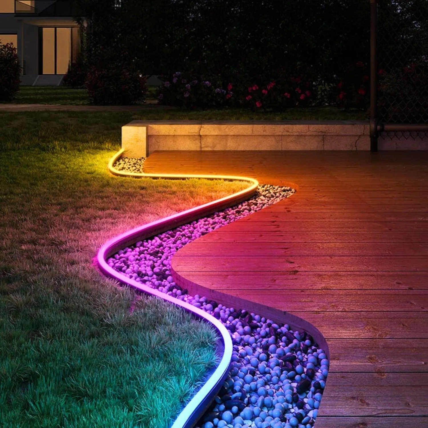 Ultra Long RGB Neon Flex 48V 10x20mm IP68 Waterproof 30 Metre