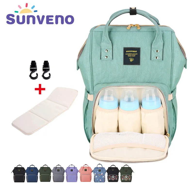 US Fashion Mummy Diaper Backpack Large Capacity Maternity Nappy Baby Travel Bag