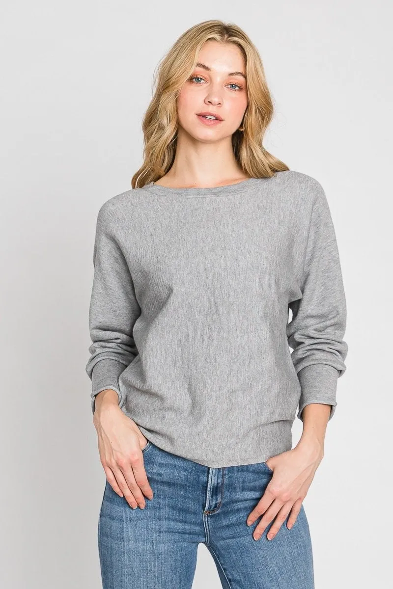 Viscose Classic Lightweight Crewneck Sweater