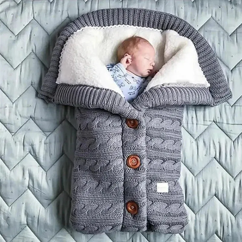 Warm Button Open Baby Sleeping Bag