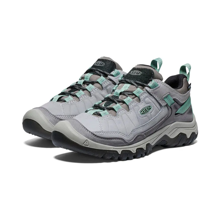 Women's Targhee IV Waterproof Hiking Shoe  |  Alloy/Granite Green